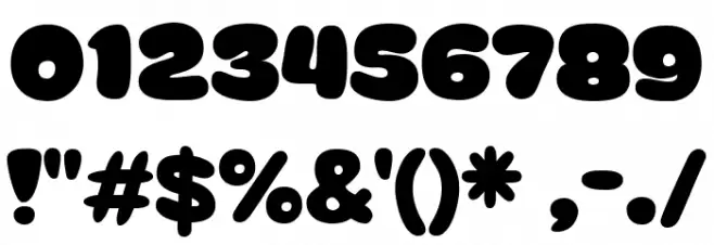 Super Milk Font OTHER CHARS