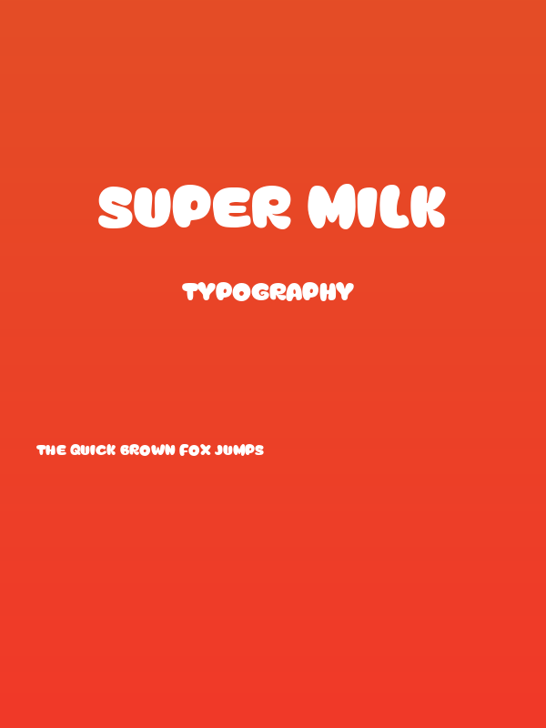 Super Milk Poster