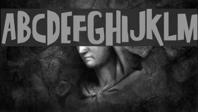 Super Modern black Font examples