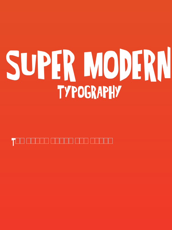 Super Modern black Poster