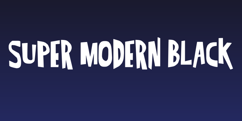 Super Modern black Social Header