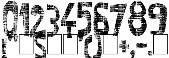 Super Modern Font OTHER CHARS