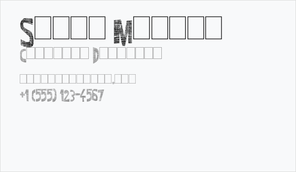 Super Modern Business Card