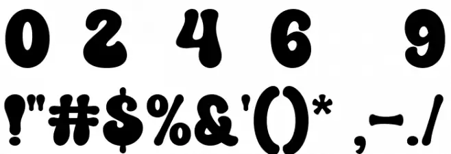 Super Monday Font OTHER CHARS