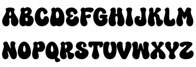Super Monday Schriftart Groß
