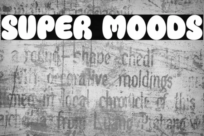 Super Moods Caratteri examples