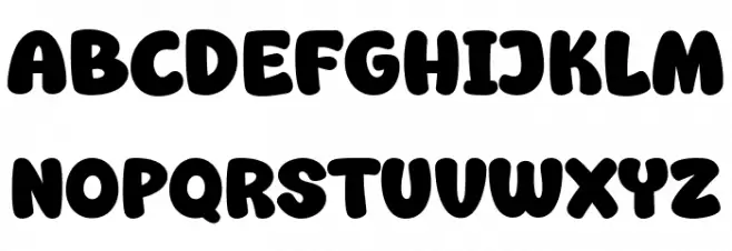 Super Morning Schriftart Groß