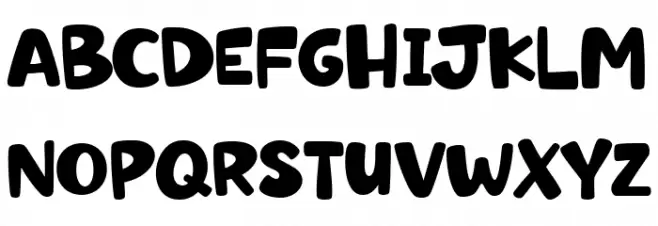 Super Naive Fonte MAIÚSCULAS