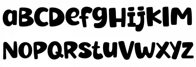 Super Naive Fonte MINÚSCULAS