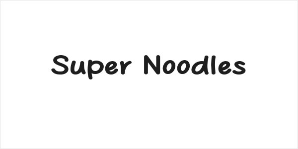 Super Noodles Logo