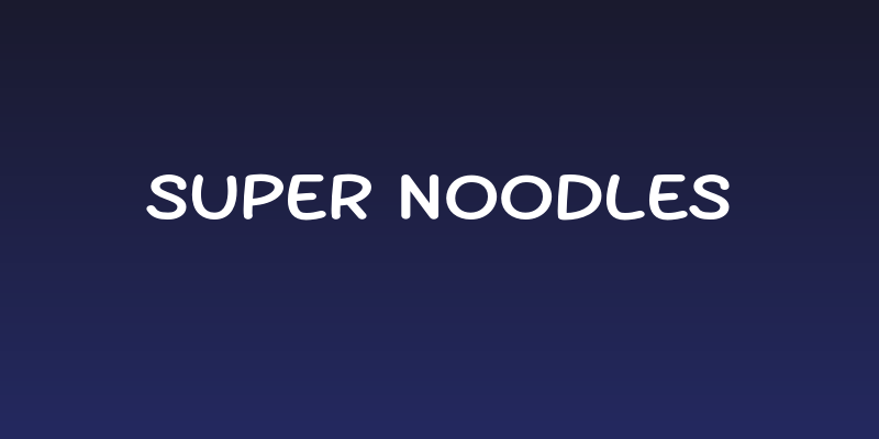 Super Noodles Social Header