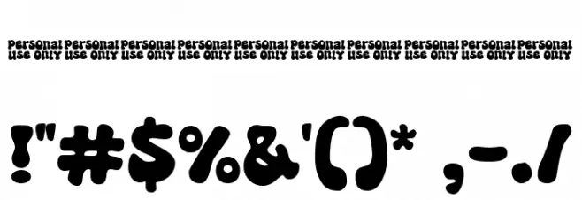 Super Nought Font OTHER CHARS