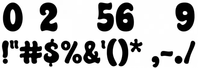 Super Ocean Font OTHER CHARS