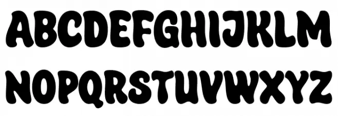 Super Ocean Schriftart Groß