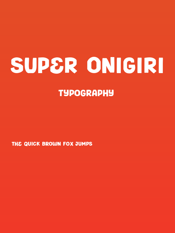 Super Onigiri Poster