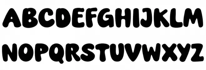 Super Orange フォント 大文字