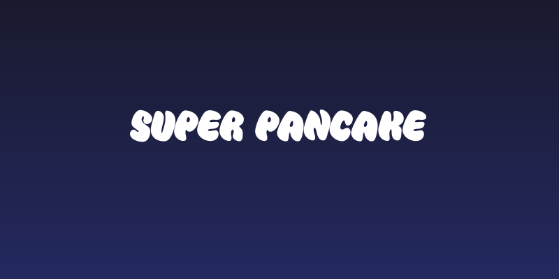 Super Pancake Social Header