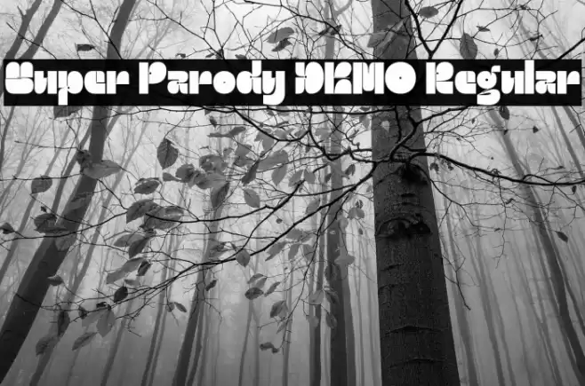 Super Parody DEMO Regular 字体 examples