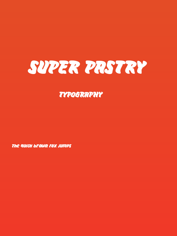 Super Pastry Poster