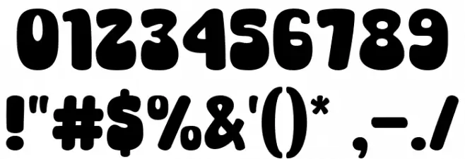 Super Peach Font OTHER CHARS