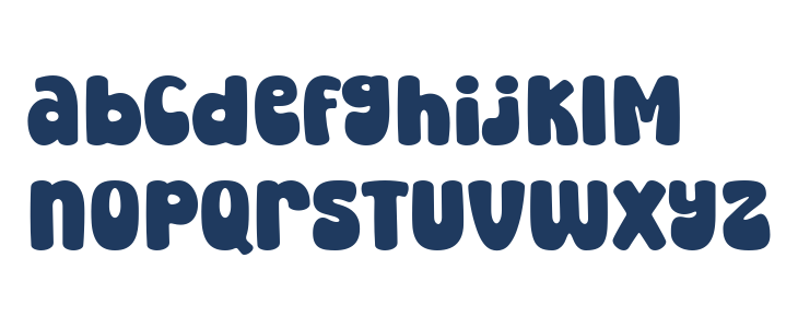 Super Peach Lowercase