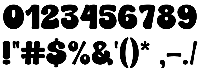 Super Peanut Font OTHER CHARS