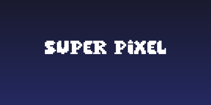 Super Pixel Social Header