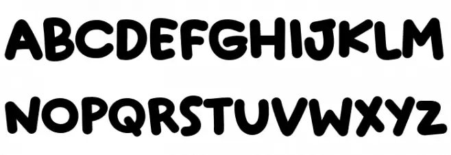 Super Playful Шрифта ВЕРХНИЙ