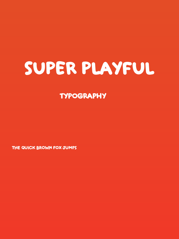 Super Playful Poster