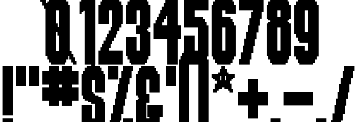 Super Plumber Brothers Font OTHER CHARS