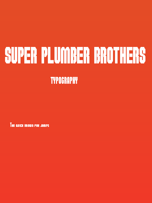 Super Plumber Brothers Poster