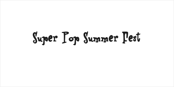 Super Pop Summer Fest Logo