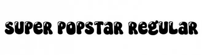 Super Popstar Regular Font
