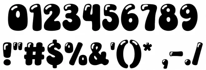 Super Popstar Regular Font OTHER CHARS