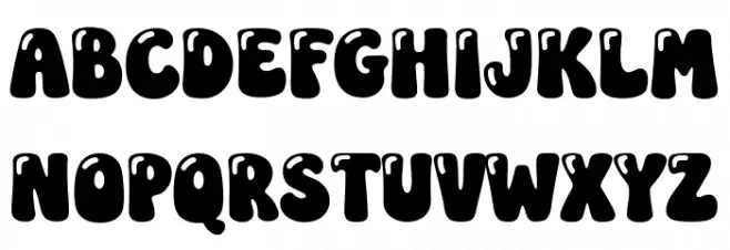 Super Popstar Regular Font UPPERCASE
