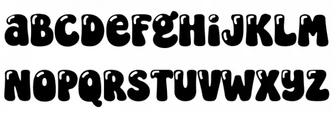 Super Popstar Regular Font LOWERCASE