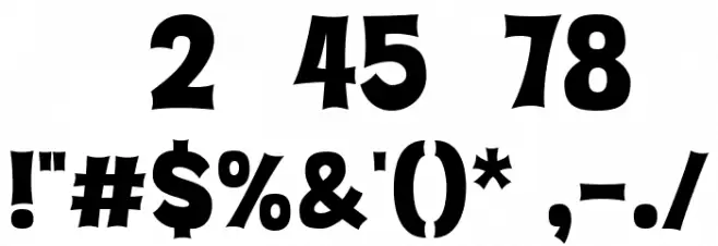 Super Positive Font OTHER CHARS