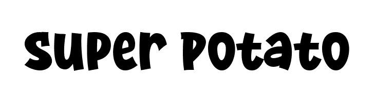 Super Potato  フリーフォントのダウンロード