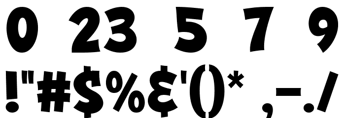 Super Potato Font OTHER CHARS