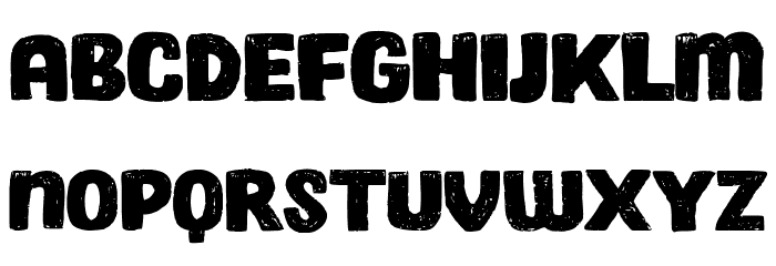 Super Pulp Font LOWERCASE