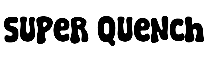 Super Quench  フリーフォントのダウンロード