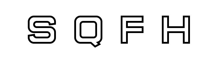 Super Quick Formula Hollow  Free Fonts Download