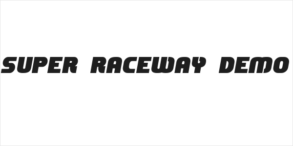Super Raceway Demo Logo