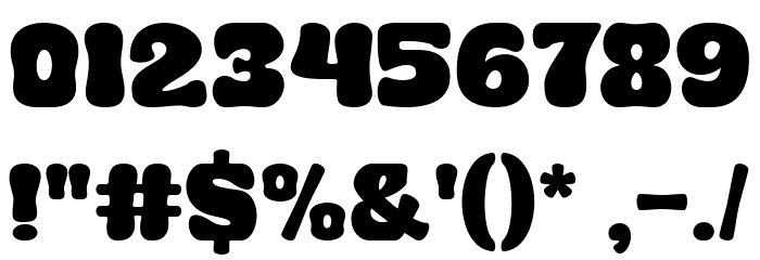 Super Ramen Font OTHER CHARS