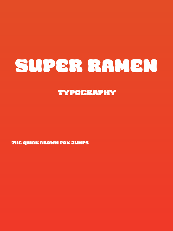 Super Ramen Poster