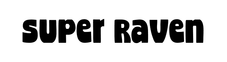 Super Raven  les polices de caractères gratuit tlcharger