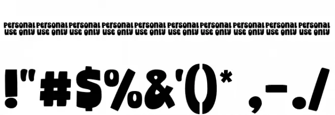 Super Raven Font OTHER CHARS