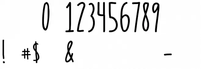 Super Raw Font OTHER CHARS