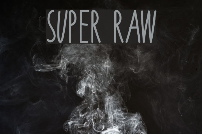 Super Raw Font examples