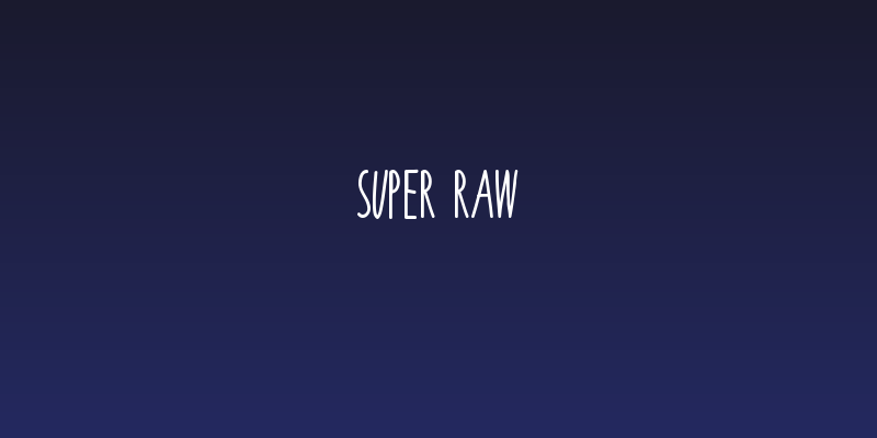 Super Raw Social Header